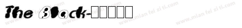 The Black字体转换